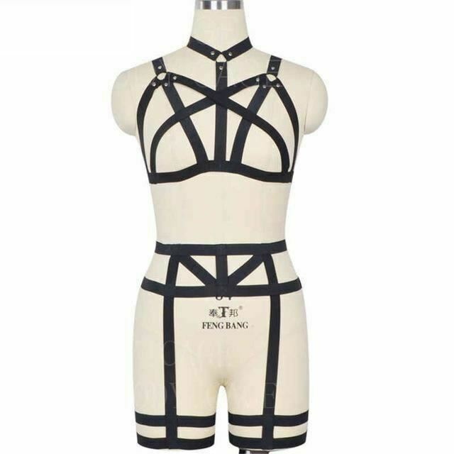 Body Harness Women Lingerie Bondage Fetish Kink Restraints