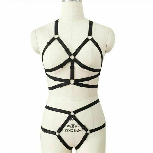 Body Harness Women Lingerie Bondage Fetish Kink Restraints