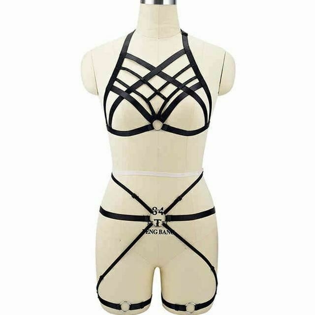 Body Harness Women Lingerie Bondage Fetish Kink Restraints