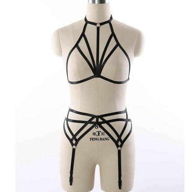 Body Harness Women Lingerie Bondage Fetish Kink Restraints