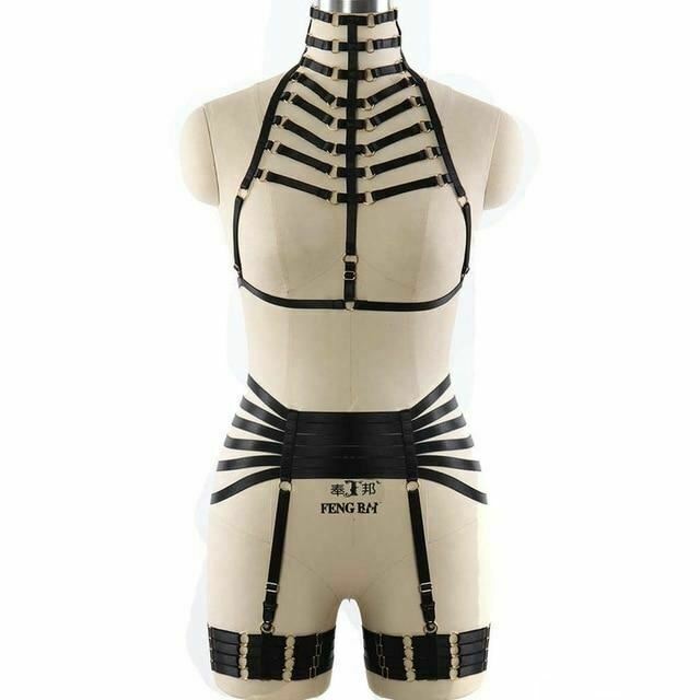 Body Harness Women Lingerie Bondage Fetish Kink Restraints