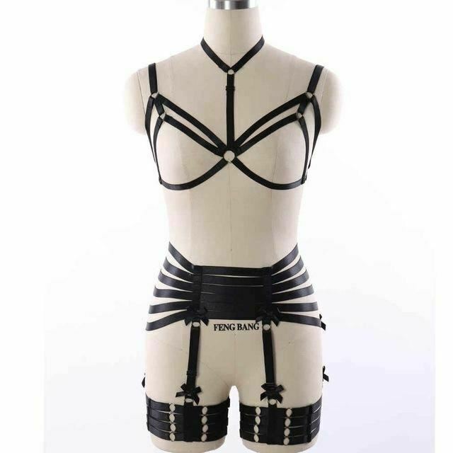 Body Harness Women Lingerie Bondage Fetish Kink Restraints