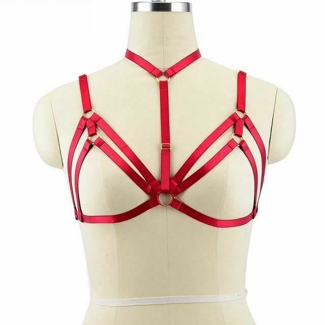 Body Harness Women Lingerie Bondage Fetish Kink Restraints