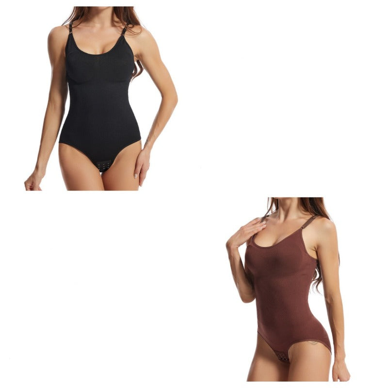 One Piece Body Shaping Clothes Bodysuit Binder Shapewear Lingerie Crotch Buckle