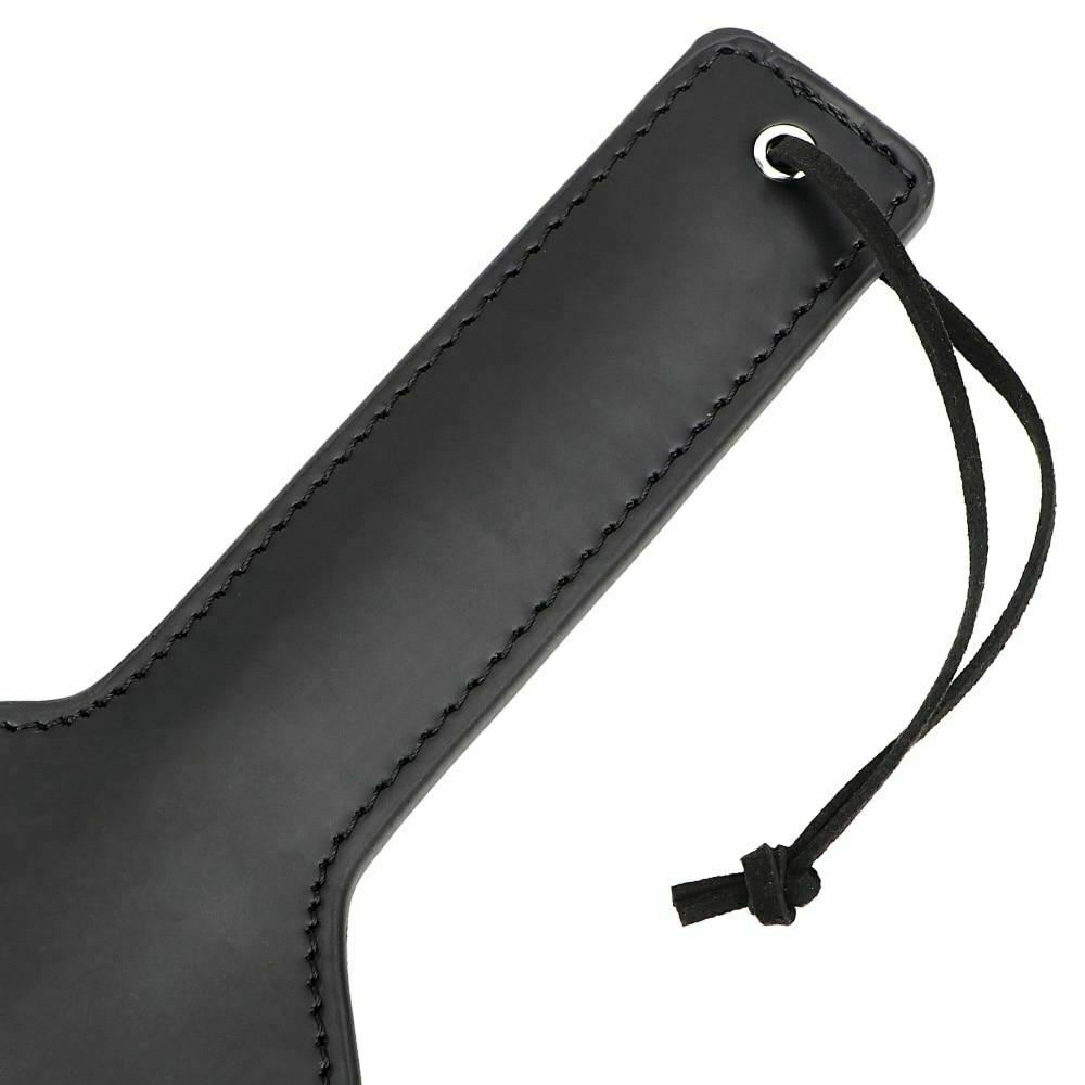 Black Spanking Paddle Silver Spikes Bdsm Kink Impact Toy Fetish