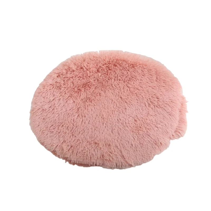 Soft Plush Round Cat Bed Mat For Small Dogs Cats Cozy Fleece Pet Sleeping Kitten Puppy Nest Warm Cushion Accessories