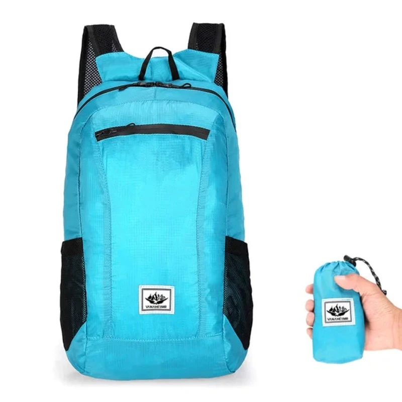 20L Lightweight Portable Foldable Backpack Travel Hiking Waterproof Folding Bag Ultralight Outdoor Pack For Women Men
