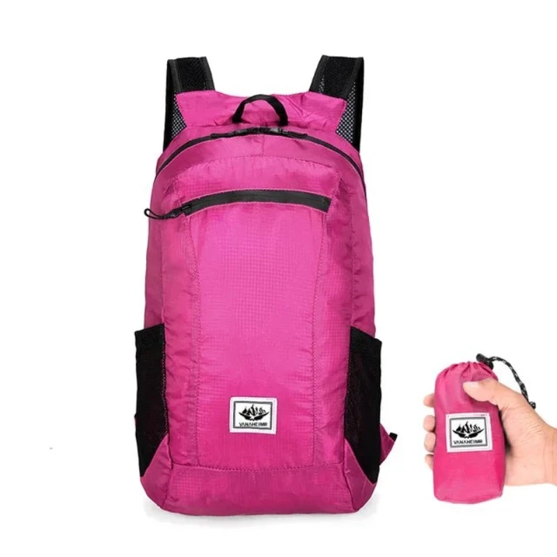 20L Lightweight Portable Foldable Backpack Travel Hiking Waterproof Folding Bag Ultralight Outdoor Pack For Women Men