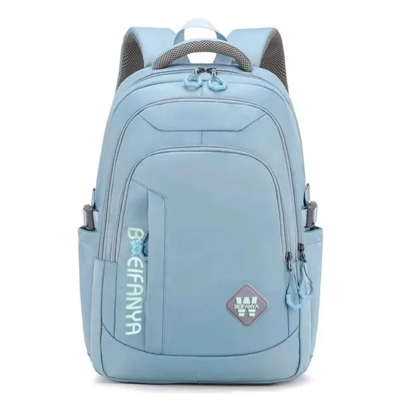 Nylon Backpack For Women With Large Capacity And Sturdy Shoulder Bag Water Resistant