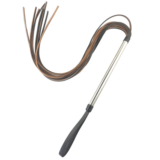 Genuine Leather Horse Tassel Whip Erotic Fetish Spanking Bdsm Bondage Couple Flirting Games Slave Sex Toy For Male Femal
