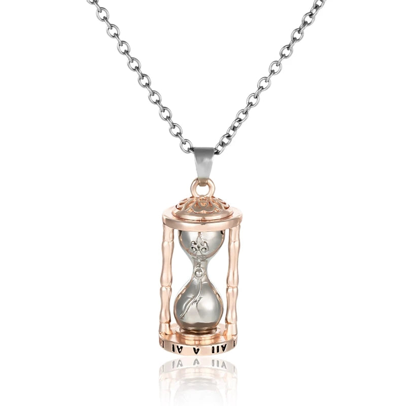 Veile Studios Hourglass Urn Necklace Glass Ashes Keepsake Jewelry For Family Pet