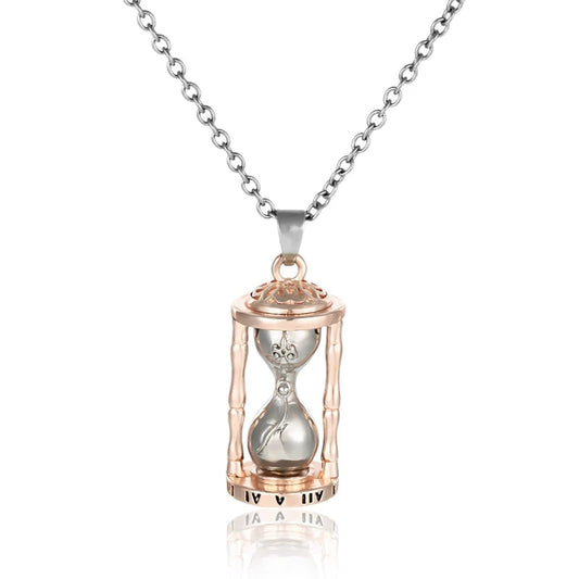 Veile Studios Hourglass Urn Necklace Glass Ashes Keepsake Jewelry For Family Pet