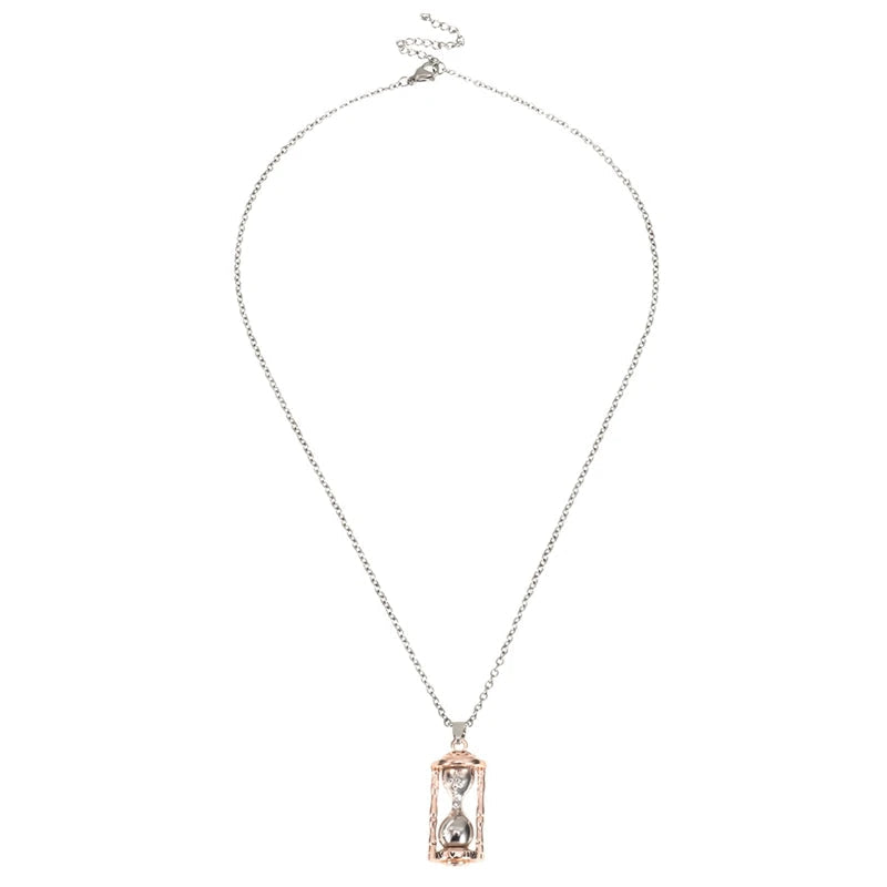 Veile Studios Hourglass Urn Necklace Glass Ashes Keepsake Jewelry For Family Pet