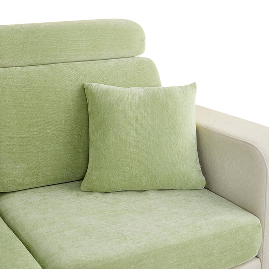 Pillowcase 45X45cm Mint Green Polyester Chenille Thick Stretchable Cushion