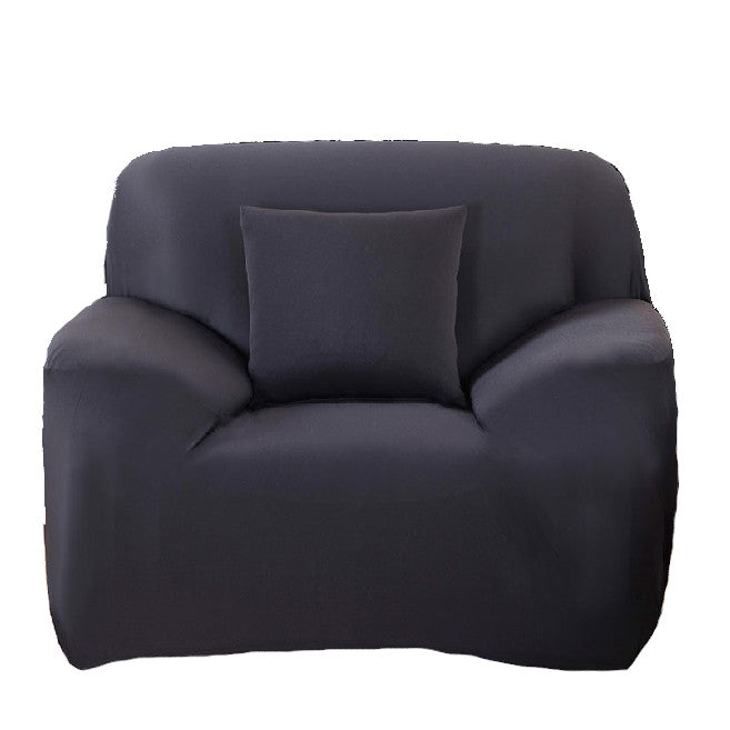 1 Seater High Stretch Sofa Cover Couch Lounge Protector Slipcovers Solid Colours