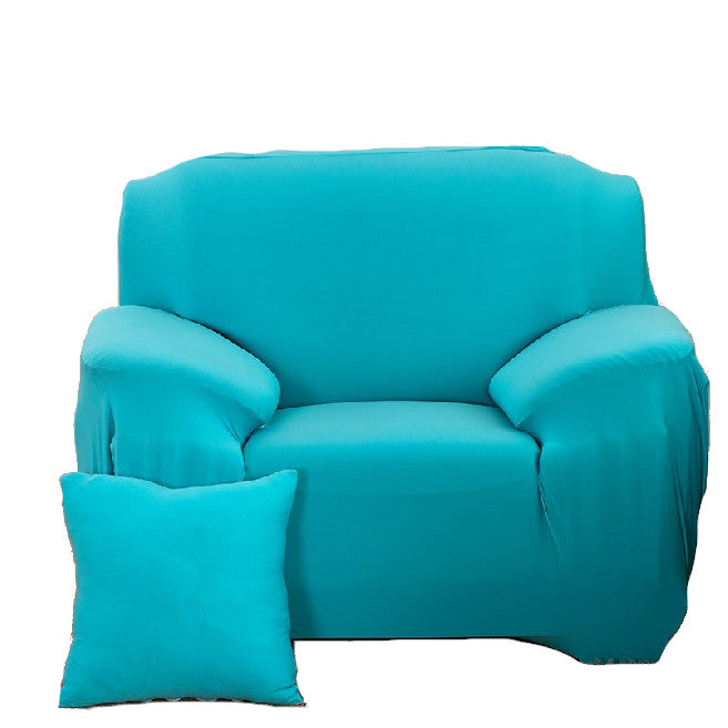 1 Seater High Stretch Sofa Cover Couch Lounge Protector Slipcovers Solid Colours