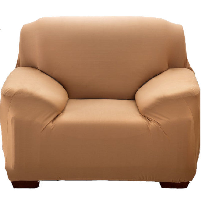 1 Seater High Stretch Sofa Cover Couch Lounge Protector Slipcovers Solid Colours