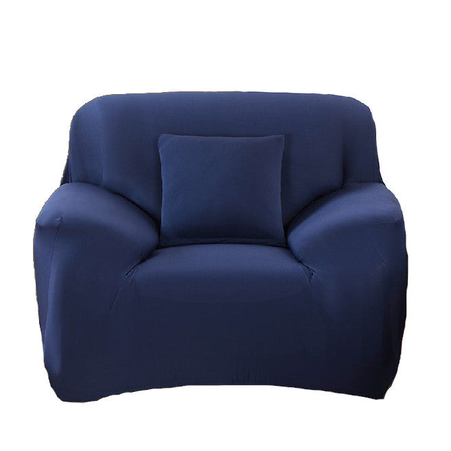 1 Seater High Stretch Sofa Cover Couch Lounge Protector Slipcovers Solid Colours