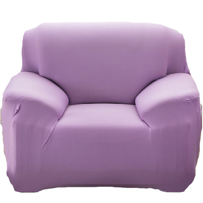 1 Seater High Stretch Sofa Cover Couch Lounge Protector Slipcovers Solid Colours
