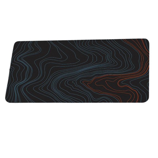 Mouse Pad Metal Black Minimalist Desk Gaming Laptop