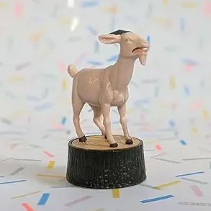 Screaming Goat Figurine Fun Statue With Sound