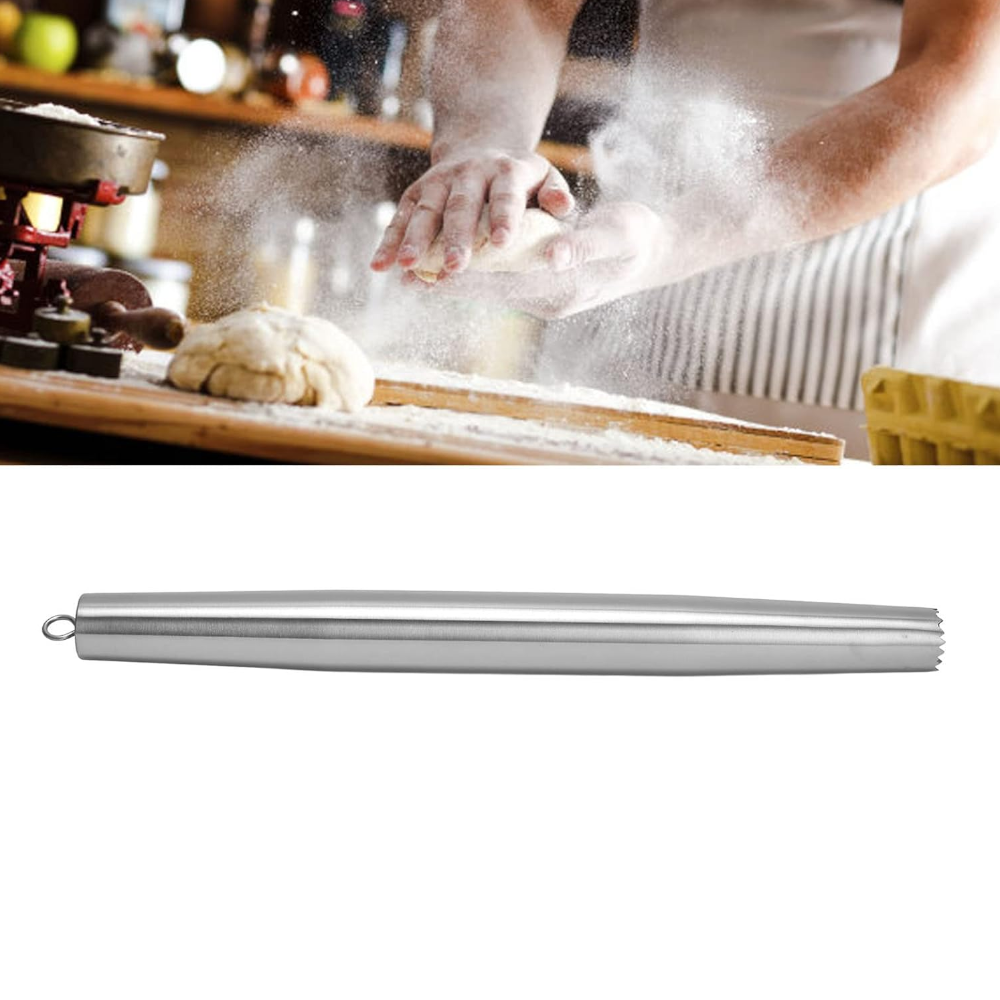 Stainless Steel Rolling Pin For Restaurant Kitchenware And Baking Accessories
