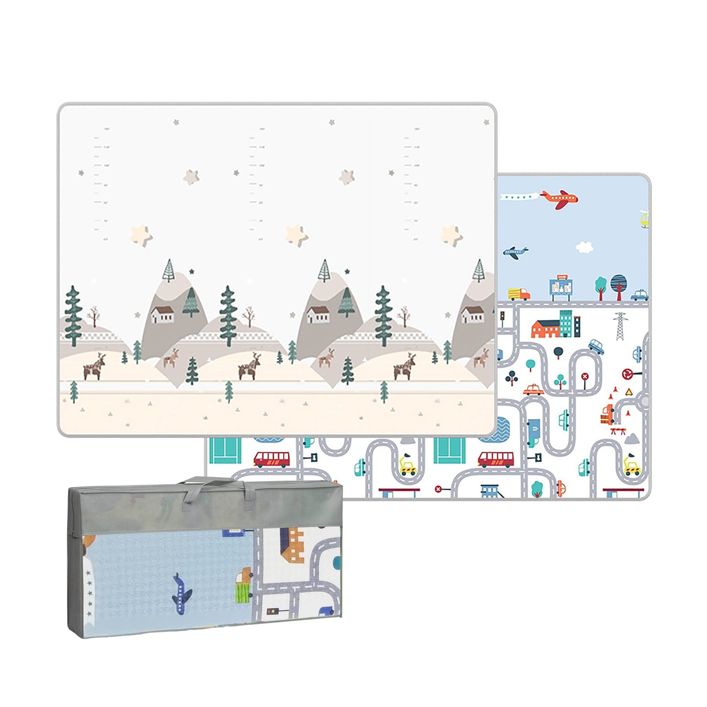 Bopeep Kids Play Mat Baby Crawling Pad City Road