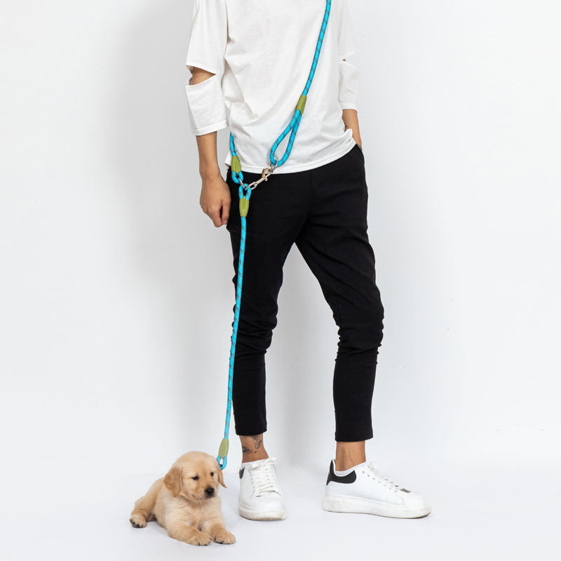 Multifunctional Hands Free Nylon Reflective Dog Leash