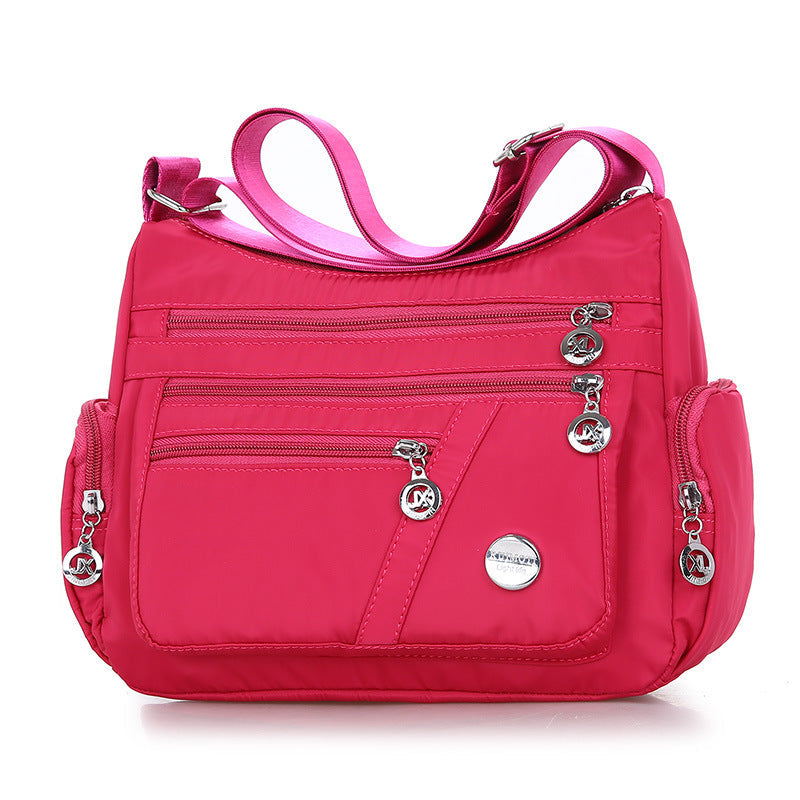 Women Shoulder Bag Multi-Pocket Design Waterproof Casual Crossbody