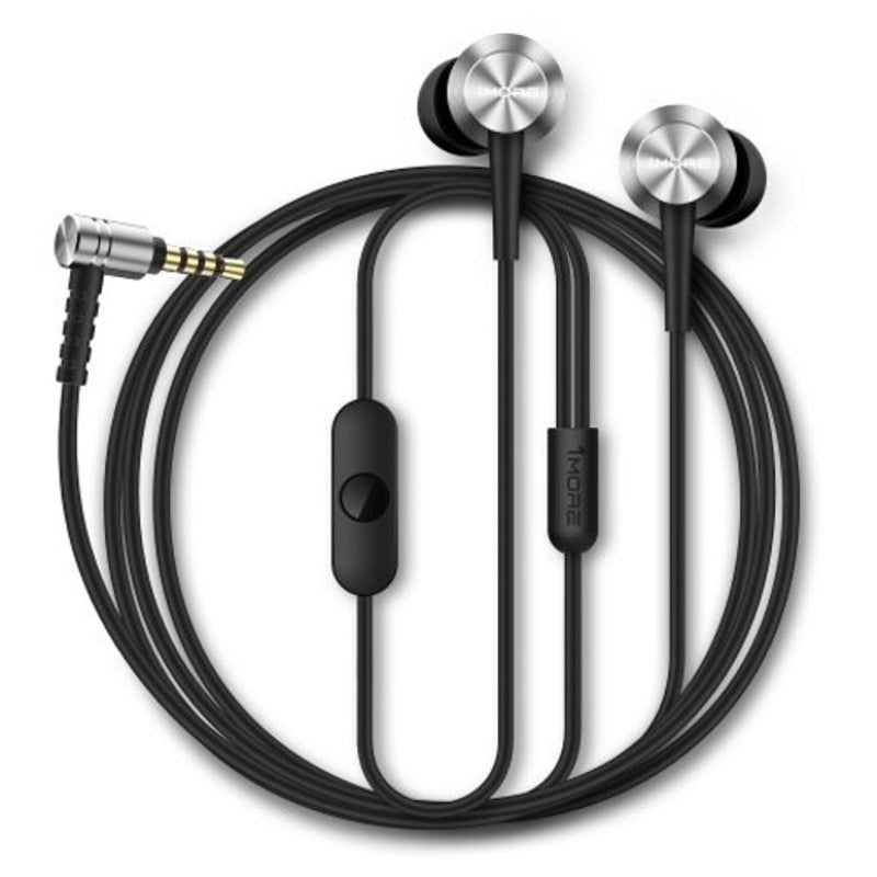 1More E1009 Piston Fit In Ear Headphones Blue Silver