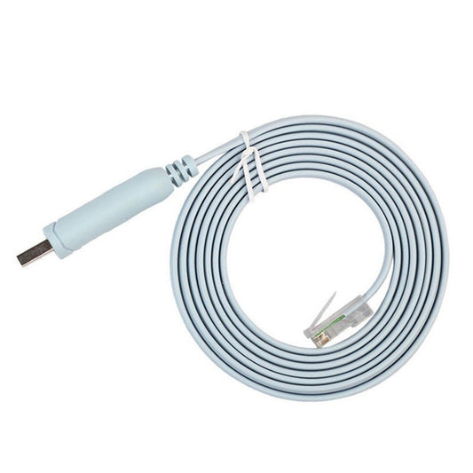 1.8M Usb To Rj45 Rs232 Serial Cat5 Console Cord For Cisco Routers Adapter Cable