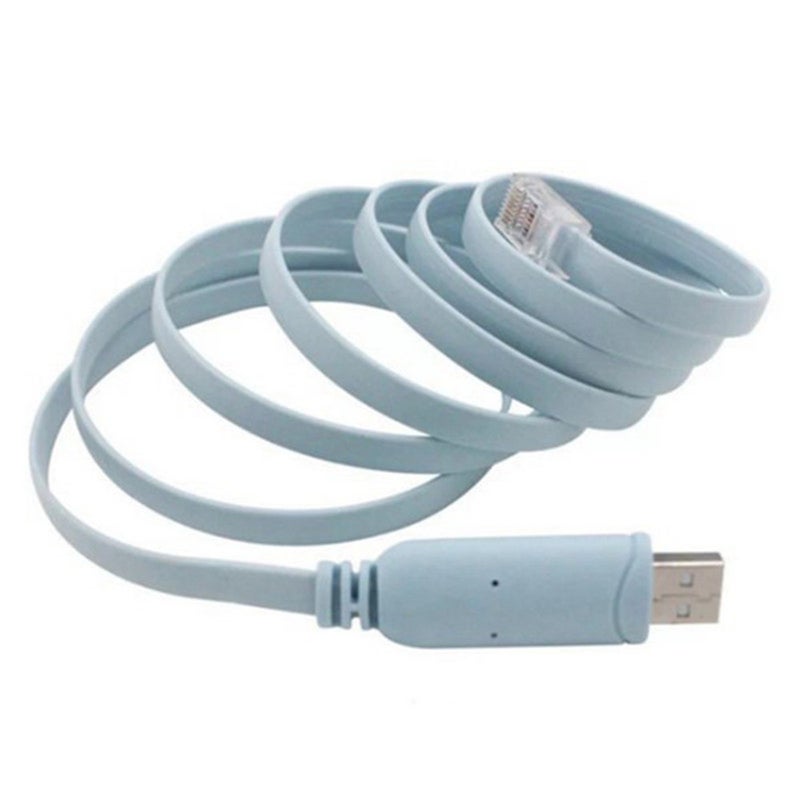 1.8M Usb To Rj45 Rs232 Serial Cat5 Console Cord For Cisco Routers Adapter Cable