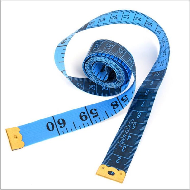Flat 150Cm/60In Body Measuring Ruler Sewing Tailor Tape Measure Soft Meter (Random)