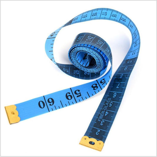 Flat 150Cm/60In Body Measuring Ruler Sewing Tailor Tape Measure Soft Meter (Random)
