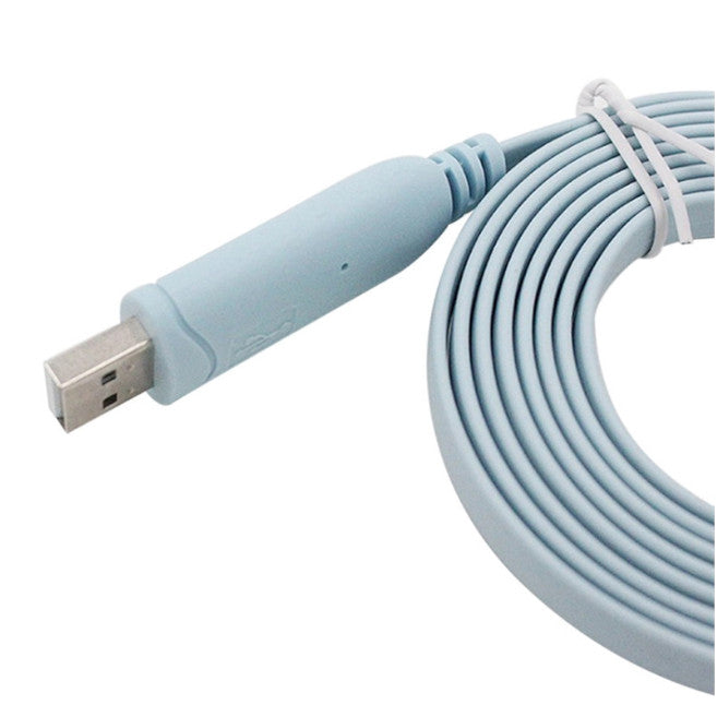 1.8M Usb To Rj45 Rs232 Serial Cat5 Console Cord For Cisco Routers Adapter Cable