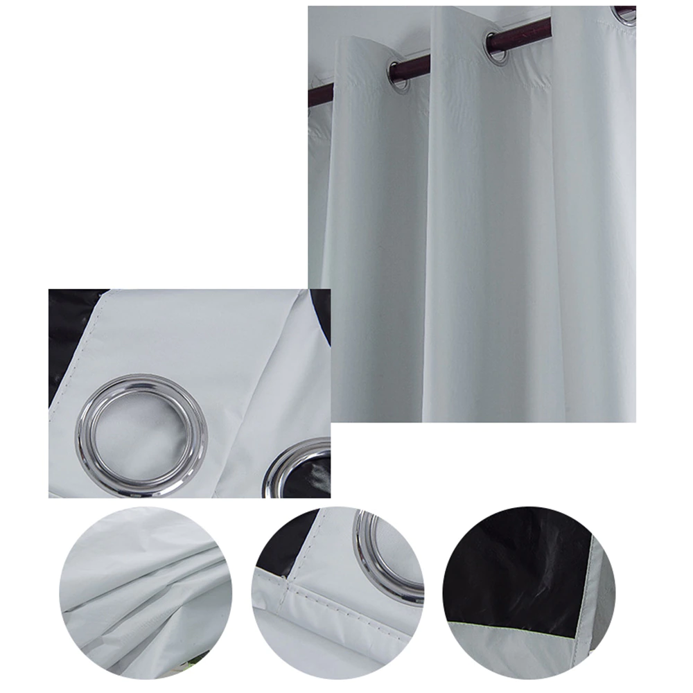 1Pc Outdoor Curtain Sunlight Blackout Waterproof Drape Patio Porch Decor