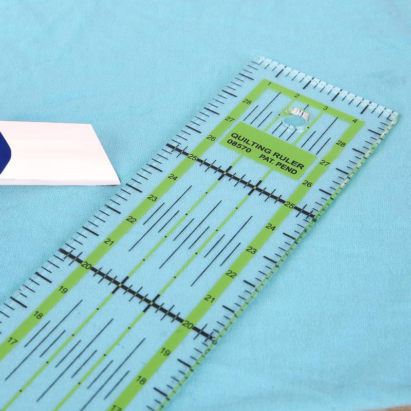 5X30cm Double Color Ruler Patchwork Feet Tailor Yardstick Cutting Quilting Diy Sewing Tools Stationery Drawing