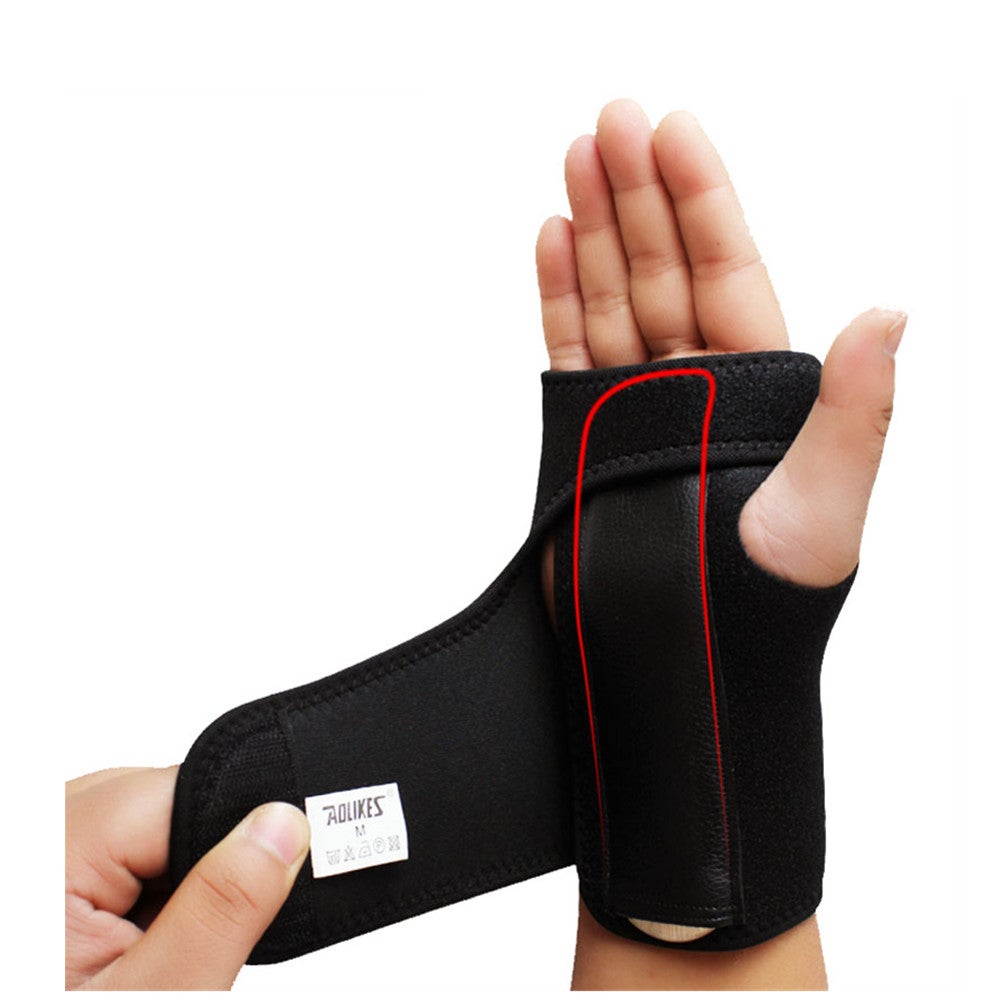 Adjust Wristband Steel Brace Support Finger Splint Carpal Tunnel Syndrome