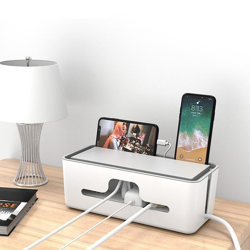 Cable Charger Wire Management Power Strip Socket Organizer Storage Box