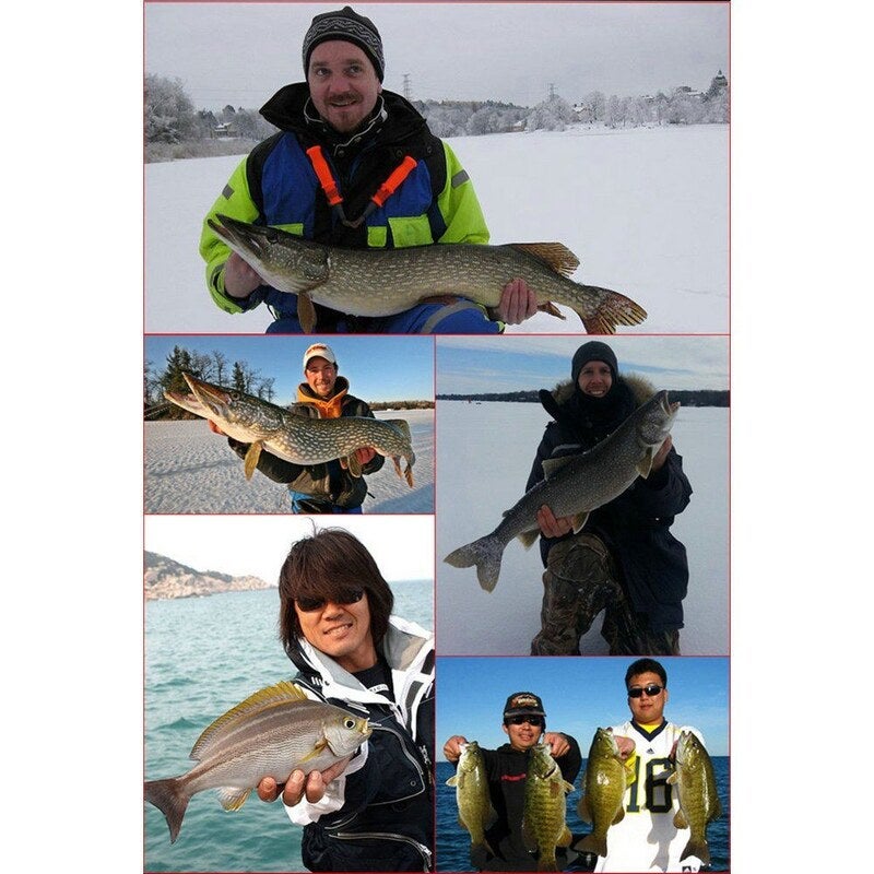 Fishing Lures Tackle Hook Dick Spinner Spoon Pike Vib Wobble