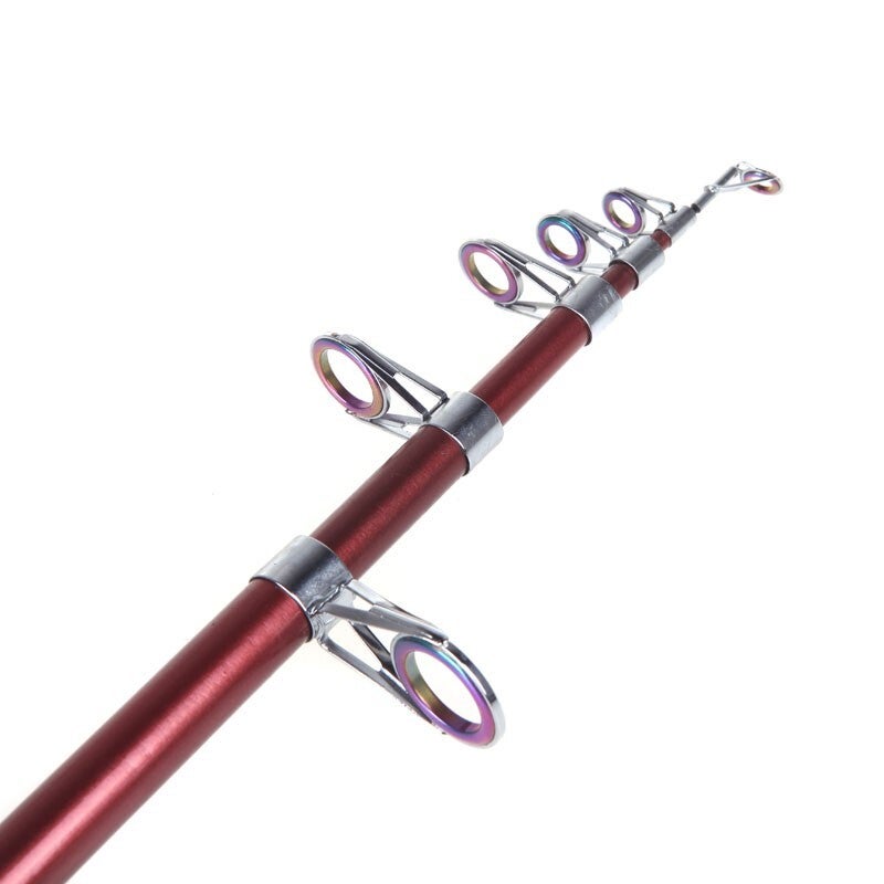 2.1M 6.89Ft Telescope Fishing Rod Travel Spinning Pole