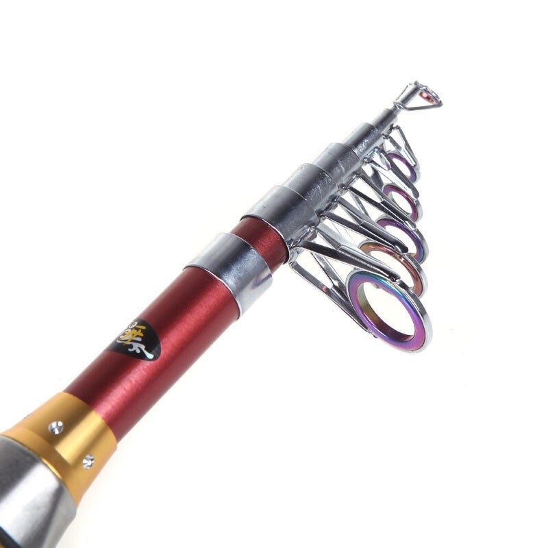 2.1M 6.89Ft Telescope Fishing Rod Travel Spinning Pole