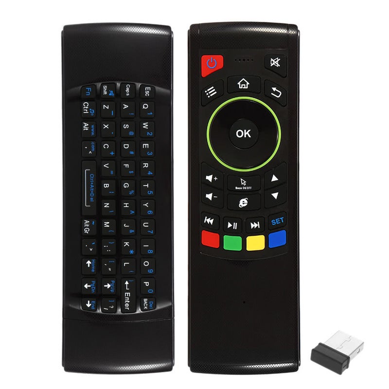 2.4G Air Mouse Wireless Keyboard Remote Control 6 Axis Sensor With Infrared Learning For Mini Pc Smart Tv Android Box Bl