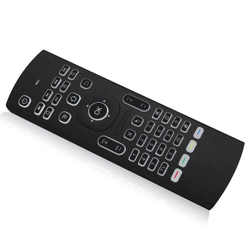 Tv Remote Controls 2.4G Backlit Air Mouse Wireless Keyboard Mini Pc Smart Android Box Projector 6 Axis Somatosensory Mot