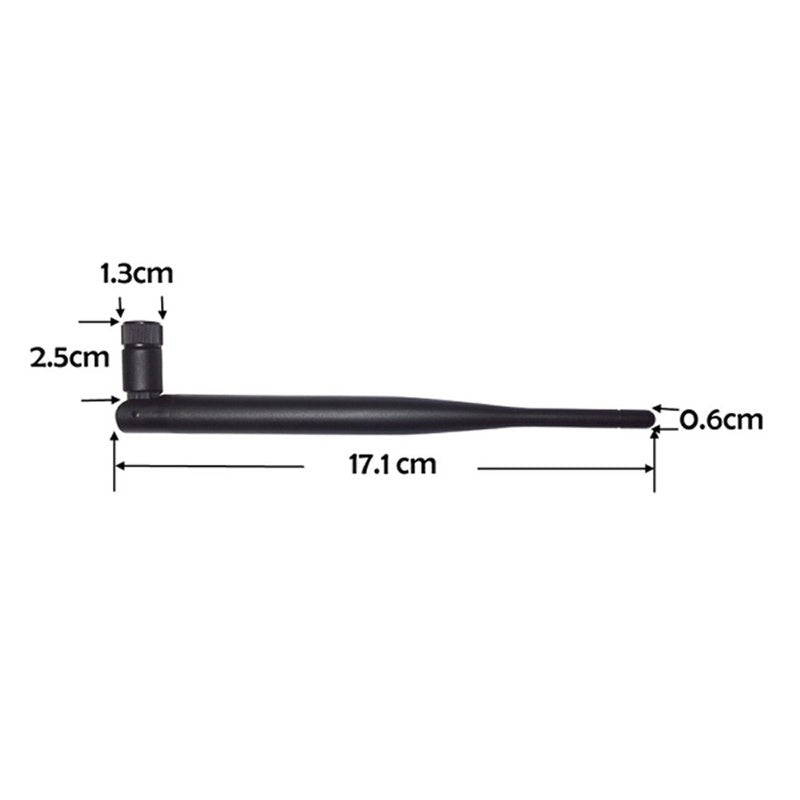 2.4Ghz 5Dbi Wireless Router Wifi Antenna Aerial / Rp Sma Male Connector Cable Adapter