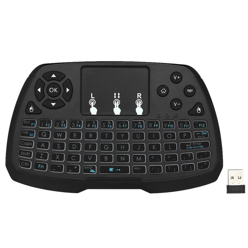 2.4Ghz Wireless Keyboard Touchpad Mouse Handheld Remote Control For Android Tv Box