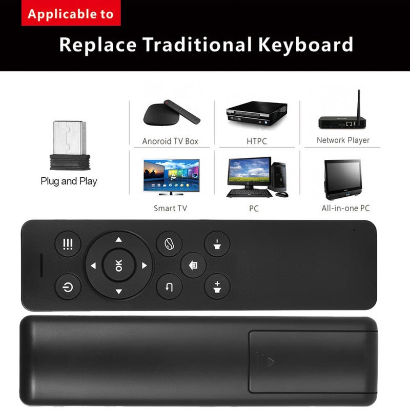 2.4Ghz Wireless Remote Control With Usb 2.0 Receiver Adapter For Smart Tv Android Box Google Htpc