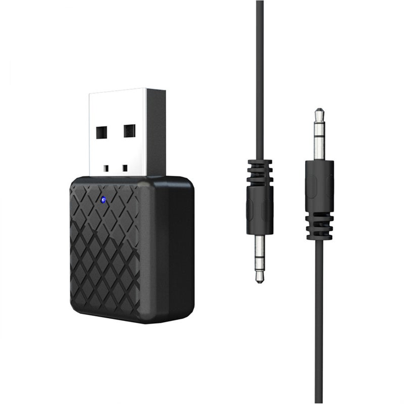 Bluetooth 5.0 Transmitter Receiver 3.5Mm Stereo Audio Sound Music Dongle Adapter