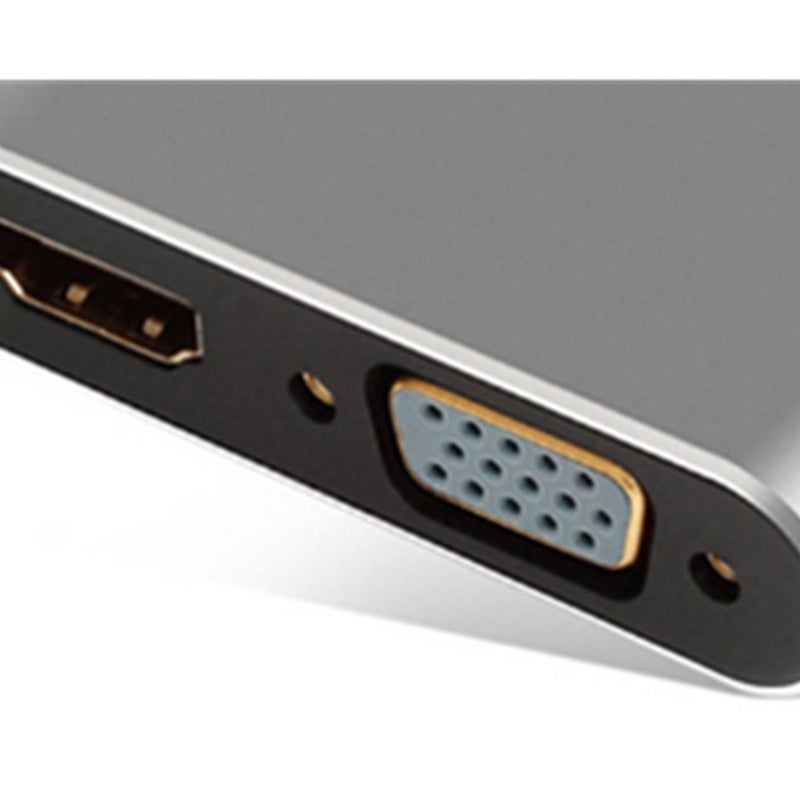 2 In 1 Usb 3.1 Type C To Hdmi Vga Cable Apple Notebook Macbook Air 12 Inch Adapter