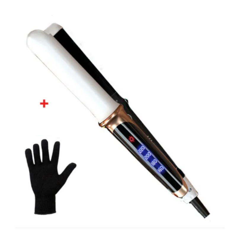 2-In-1 Professional Electric Curling Straightening Iron Wet And Dry Hair Straightener